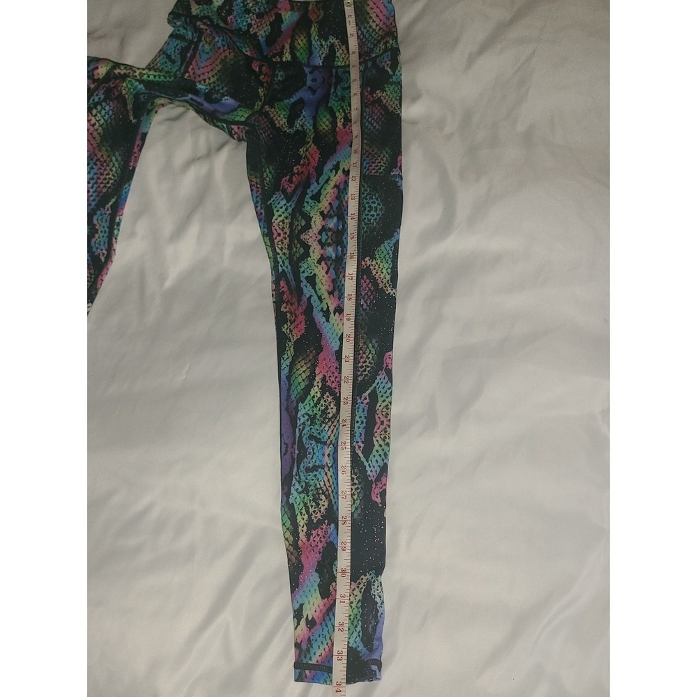 Constantly Varied Gear CVG Rainbow Snakeskin Leggings Pockets XS Squat Proof - Picture 8 of 16